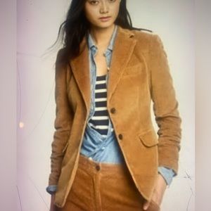 J. Crew Tan Corduroy Blazer Size L